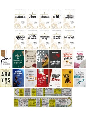 Mehmet Yıldız Tüm Kitapları 24'lü Set / Bahtına Düştüm Ya Rab - Vesvesen - Allah Sevdiğine Verir