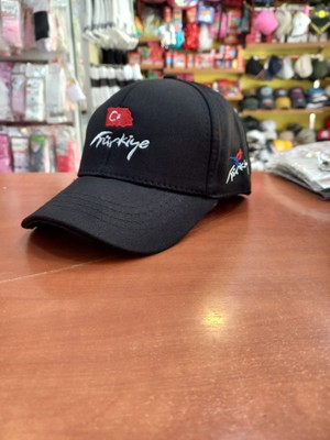 Salar Ticaret Çocuk Siyah Renk Türkiye Nakışlı Şapka