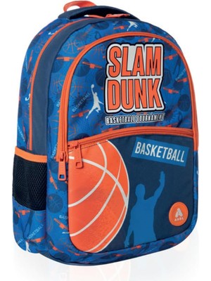 Adel Slam Dunk Sırt Çantası Suya Dayanıklı 29x13x40 cm Erkek Çocuklar İçin Tasarlandı