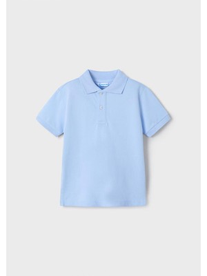 Mayoral Yazlık Erkek Çocuk Polo Yaka T-Shirt - Bebe Mavisi