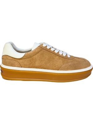 Who What Wear Kadın Doğal Deri El Yapımı Günlük Sneakers Ayakkabı 25NW1404