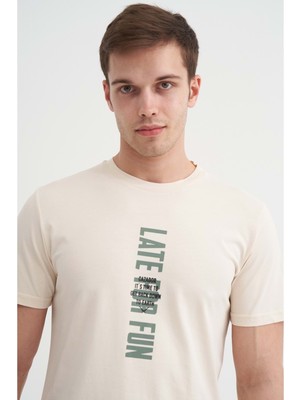 Caz 4156 Bıs Yk T-Shırt - Cazador - Bej - M