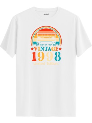 Colermi Vintage T-Shirt - Mixtape 1998 - Doğum Günü Hediyesi