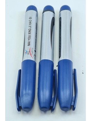 Ozcmax 3 Adet Mavi Koli Kalemi - Çuval - Tahta Kalemi