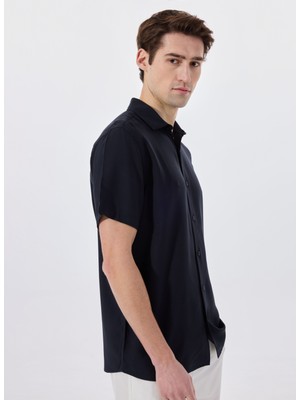 Lacivert Erkek Basic Gömlek MML5SM-GML 9536