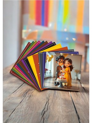 Hediye Kombini  Sevgiliye Doğum Günü Hediye Kartları Rengarenk Motto Kartı Post Atmak Için Notlar Kartpostal V2HPMK4