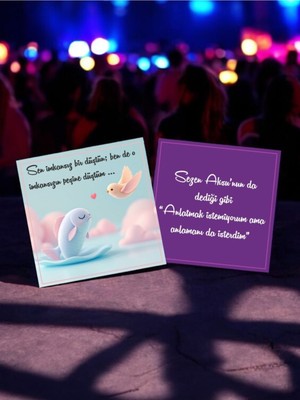 Hediye Kombini  Sevgiliye Açılmak Ya Da Post Atmak Için Platonik Gizli Aşk ve Karşılıksız Aşk Mesaj Kartları  PAK1B