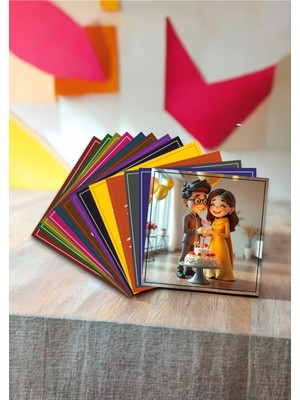 Hediye Kombini  Sevgiliye Doğum Günü Hediye Kartları Rengarenk Motto Kartı Post Atmak Için Notlar Kartpostal V2HPMK1