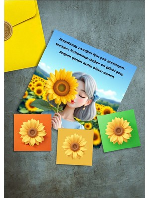 Hediye Kombini  Sevgiliye Lüks Mühürlü Zarfta Iyi Ki Doğdun Aşk Mektubu Doğum Günü Kartları 2MKTP1E