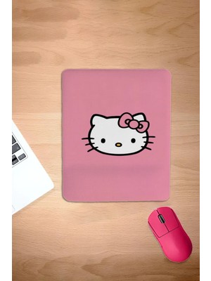 Karmat , Pembe- Kare Mousepad, Konforlu, Bilek Destekli Mouse Pad, Bilgisayar- Laptopaksesuarı, dikdörtgen