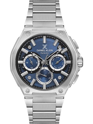 %100 Orjinal, Faturalı, 2 Yıl Garantili, Metal Erkek Mavi Kol Saati DK01101136770110