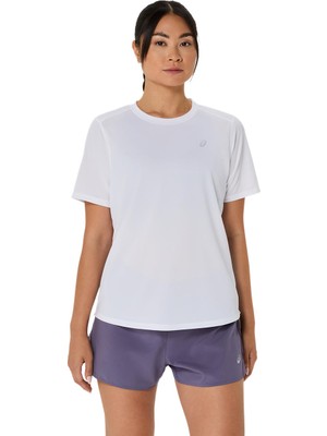 Asics Asics Core Ss Top Kadın Beyaz Kısa Kollu Tshirt 2012D170-100