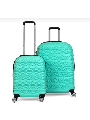 Saddlebag Piramit Desen Abs Seyahat Valizi, Canyon Serisi, Kabin Boy&büyük Boy