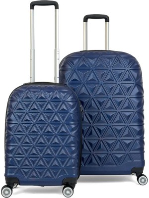 Saddlebag Piramit Desen Abs Seyahat Valizi, Canyon Serisi, Kabin Boy&büyük Boy