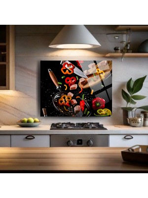 Glitglass Mutfak Cam Tablo - Modern ve Şık Dokunuş