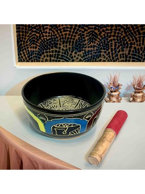 Özel Meditasyon Çanı El Yapımı Tibet Ses Terapisi Çanağı, Râhatlatıcı Dinginleştirici Ses Frekansı, Yoga, Meditasyon Kasesi Strês Giderici Zihin Dengesi Feng Shui Şifa Kaynağı