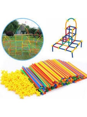 Dandini Fen Toys Bambu Çubukları 300 Parça Strateji ve Zeka Geliştirici Çok Oyunculu Eğitici Oyun