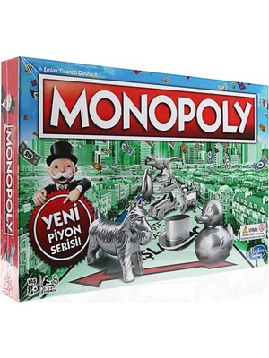 Monopoly Piyon Serisi C1009 Strateji ve Zeka Geliştirici Eğlenceli Oyun 7+ Yaş Erkek Çocuklar için