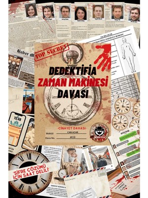 Dedektifia Zaman Makinesi Davası, Eğlenceli Çocuk Kutu Oyunu, Strateji ve Zeka Geliştirici
