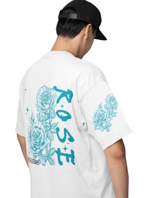 Terzili Giyin Rose (Gül) Erkek Baskılı T-Shirt