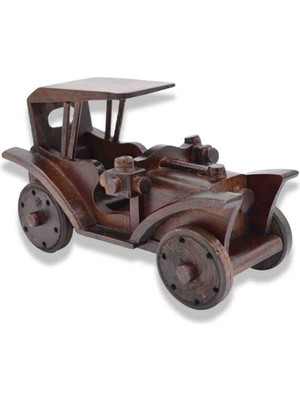 Wolawood El Yapımı Doğal Ahşap Dekoratif Araba Antika Tarzı Nostaljik Jeep Retro Tasarım, Koleksiyonluk Özel Üretim, Hediyelik Ahşap Oyuncak Masaüstü Aksesuarı