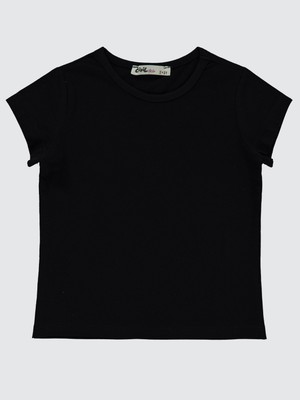 Civil Girls Kız Çocuk Tişört 2-5 Yaş  Siyah