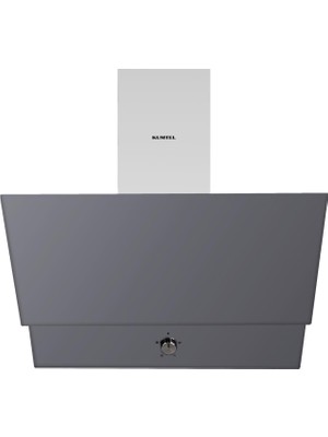 Kumtel Antrasit (Gri) Cam Davlumbaz Da6-830 Duvar Tipi 3 Kademe Yüksek Emiş Gücü