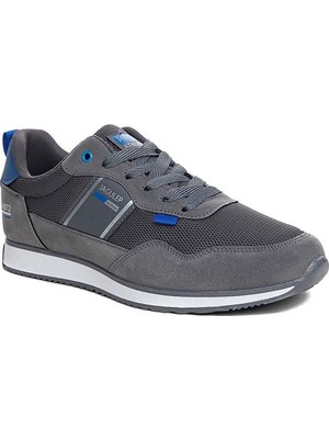 Jagulep Bugatti Deri Anorak Anatomik Erkek Sneaker Füme Saks