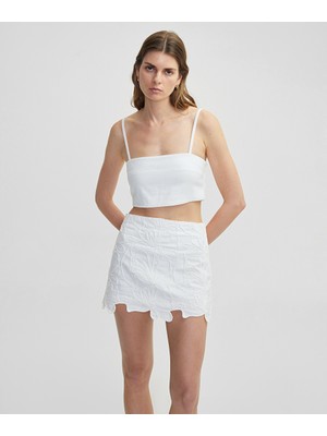 İpekyol Nakışlı Crop Bluz IS1250006136183