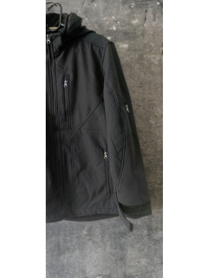 Dükkan 07 Softsehel Su Itiçi Özelliği Rüzgar Geçirmez Kapşonlu Mont Kolları Ayarlanabilir