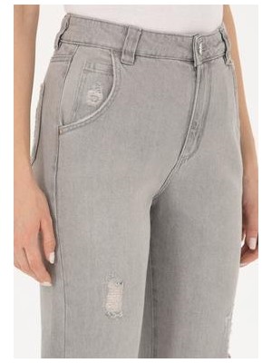 U.S. Polo Assn. Kadın Gri Jean Pantolon 1680109