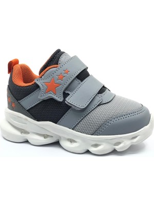 Cool Cayt Bebe Işıklı Spor Ayakkabı Gri