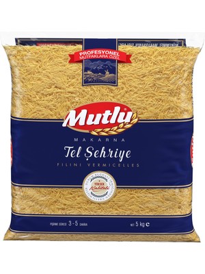 Mutlu Makarna Tel Şehriye Makarna 5 kg