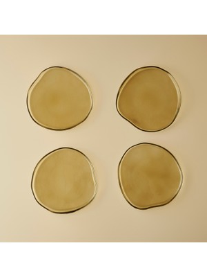 Bella Maison Geo Pasta Tabağı 4'lü Yeşil (21 cm)