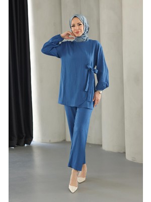 Bağlama Detaylı Takım Indigo