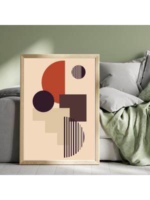 Ahşap Posterli Duvar Çerçevesi - Desert Mirage