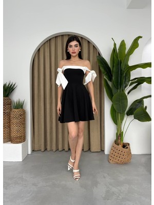 Rosalie Kalın Askılı Mini Elbise