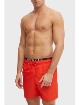 Calvin Klein Regular Fit Logolu Mayo Short KM0KM01093XM8 Erkek Mayo Short KM0KM01093 Xm8