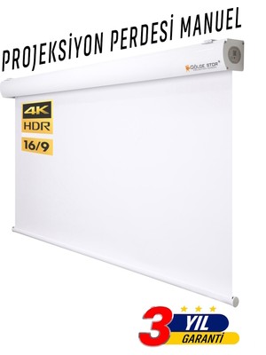 Gölge Stor En260cm Boy190cm Projeksiyon Perdesi Manuel Yeni Akıllı Kumaş 
Blackout-Işık Geçirmez 4K 8K HD