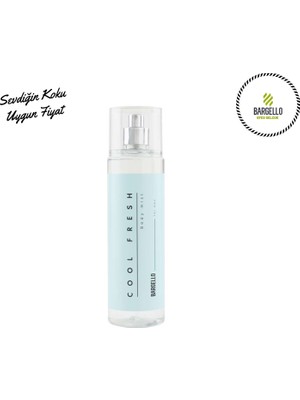 Bargello Cool Fresh 210 ml Erkekler İçin Ferahlatıcı Body Mıst Koku ve Hacim