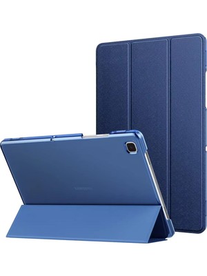 Fibaks Samsung Galaxy Tab S6 Lite SM-P610 Kılıf Pu Deri Ön Arka Tam Koruma Standlı Katlanabilir Uyku Modlu Smart Kapak