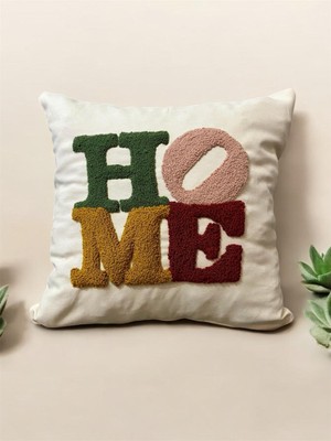 Gaonk Home Punch Işlemeli Kırlent Kılıfı