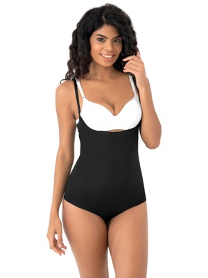 Kadın Askılı Lazer Kesim Gögüs Altı Bady Korse