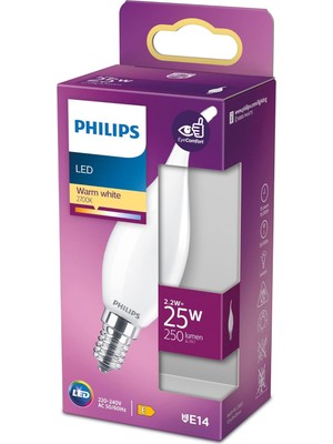 LED Classic 25W BA35 E14 Mum Tipi Ww Dim Edilmez Ampul