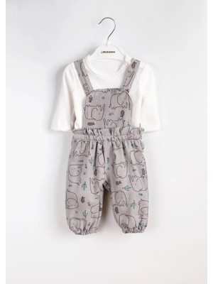 Tude Kids Erkek Bebek Müslin Salopet
