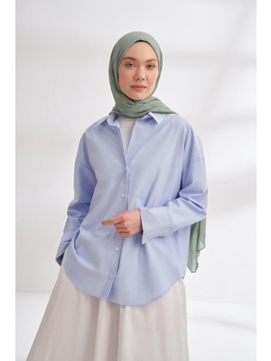 Armanda Müslin Dama Desen Şal 3350-MINT Yeşili