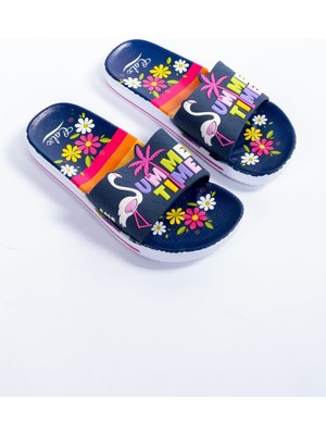 Çocuk Kaymaz Taban Renkli Terlik, Çocuk Havuz Terliği, Çocuk Terlik,