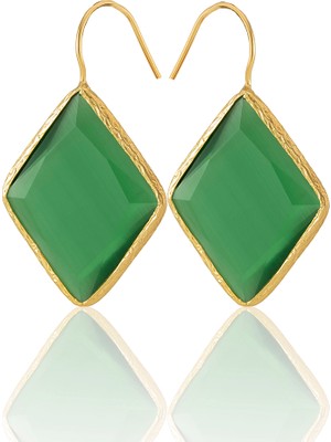 Kadir Jewellery 22 Ayar Altın Kaplama Vintage Küpe -El Işçiliği ve Hipoalerjenik Küpe