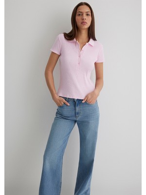 Mavi Pembe Polo Tişört 1613120-71008