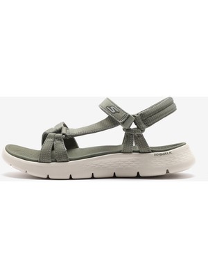 Skechers Go Walk Flex Sandal - Sublime Kadın Haki Sandalet 141451 Olv